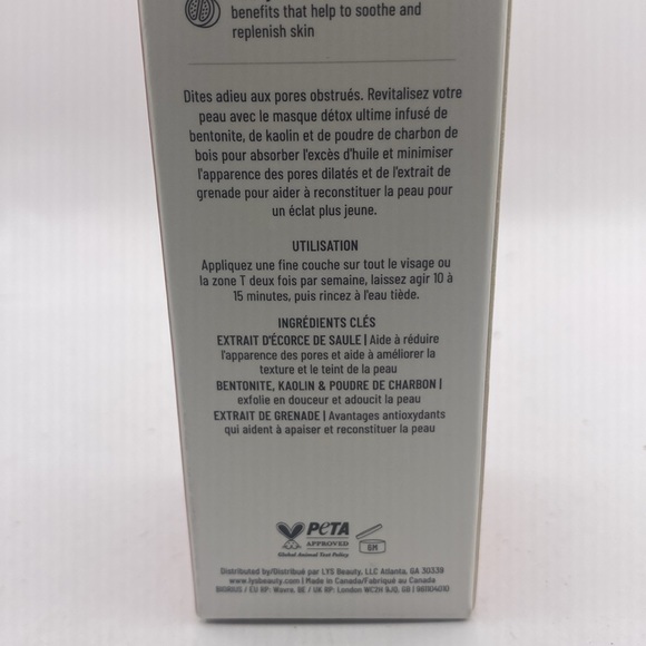 Lys Beauty Think Deep pore minimizing detox mask pomegranate & charcoal 1.76oz - Picture 6 of 6